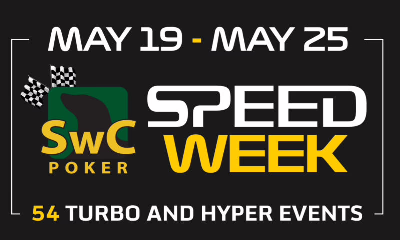 Speed Week Brings Fast-Paced Poker Action to SwC Poker | BitcoinChaser