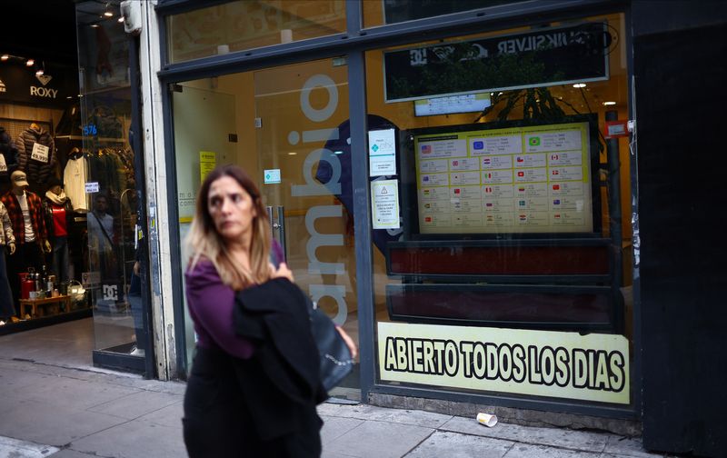 Argentina's black market for dollars falters as currency controls are eased