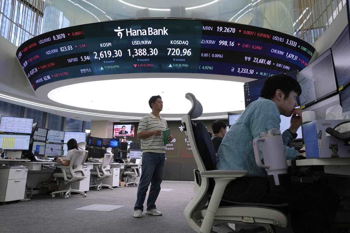 Asian shares slip as worries about U.S. debt send Wall St tumbling