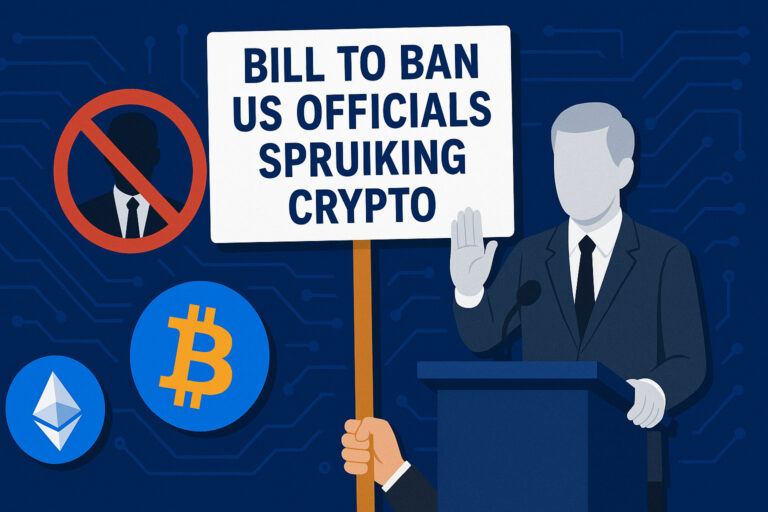 Bill to Ban US Officials Spruiking Crypto Introduced by US Democratic Senators