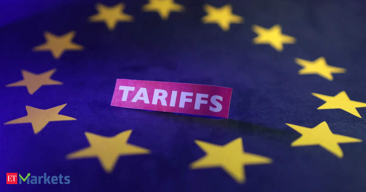 European shares edge lower as investors await tariff updates