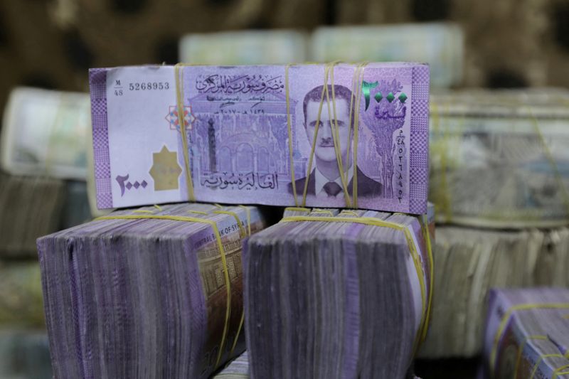 Exclusive-Syria plans to print currency in UAE and Germany, ending Russian role