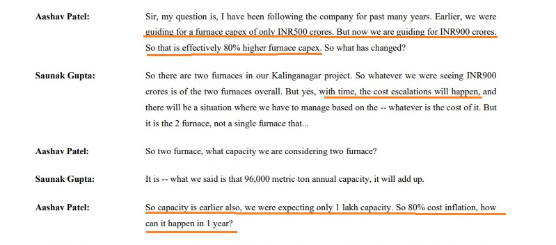 IMFA: 80% Cost Inflation