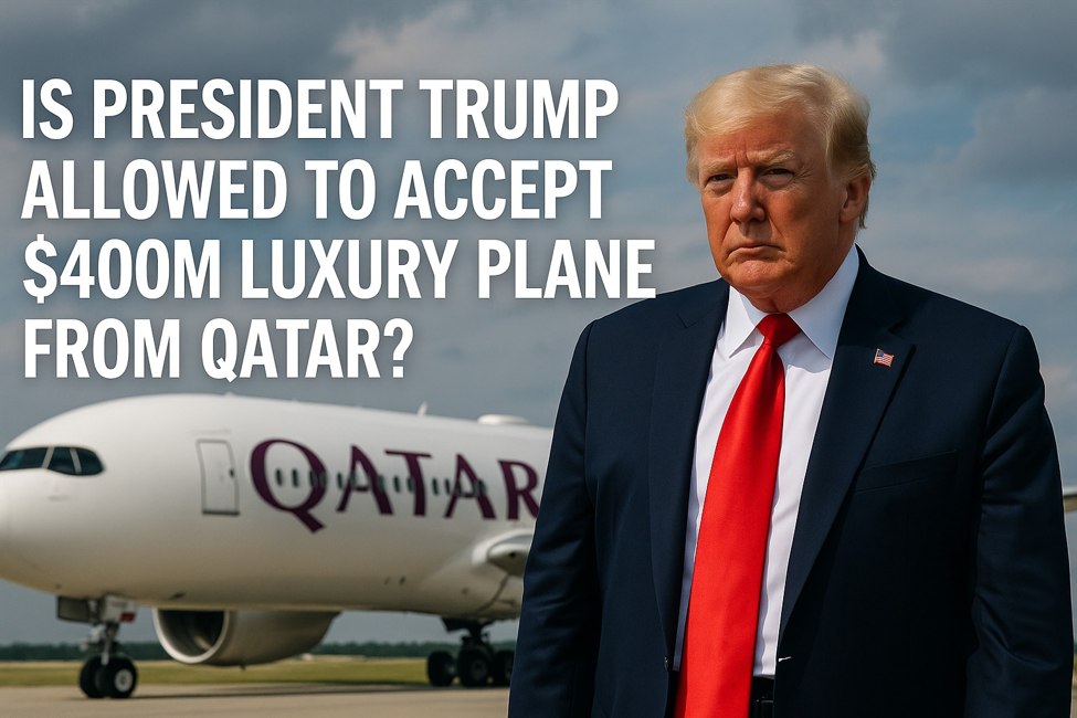 Is President Trump Allowed to Accept an Airplane from Qatar? | Forexlive