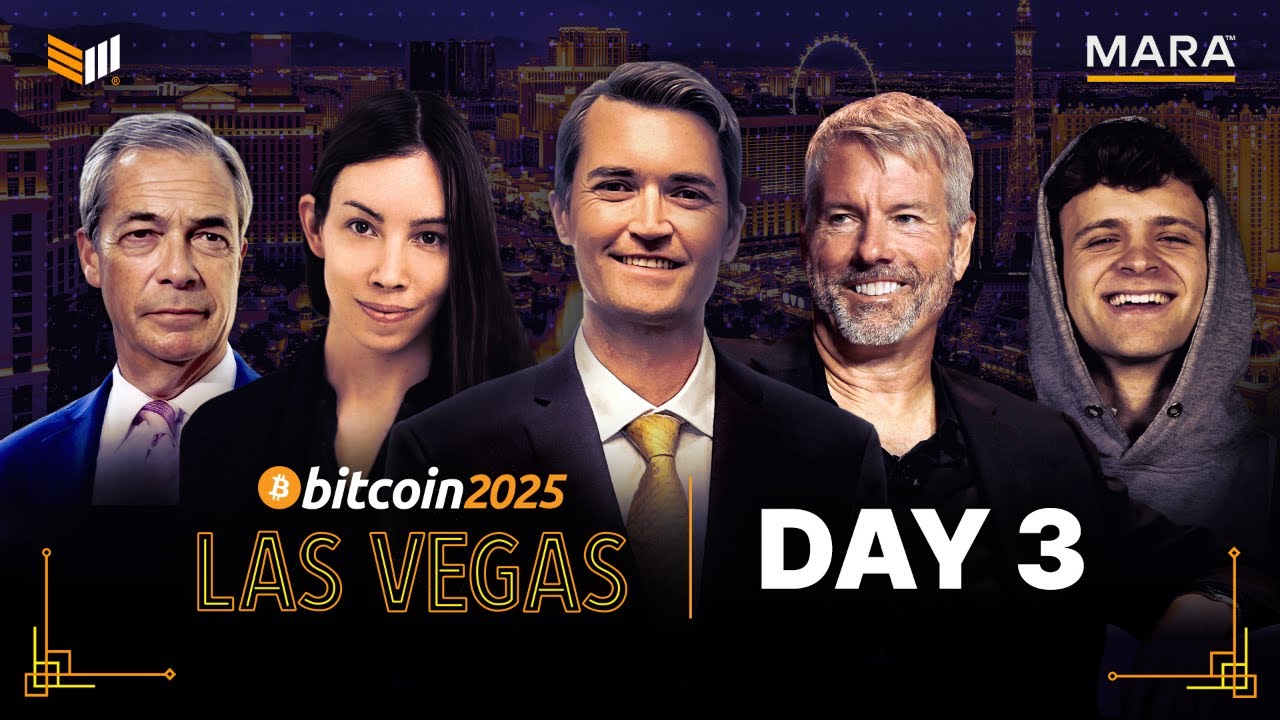 🔴 LIVE: The Bitcoin Conference 2025 – Day 3 – BTC Ethereum Crypto Currency Blog