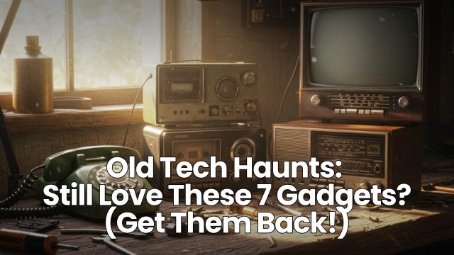 Old Tech Haunts: Still Love These 7 Gadgets? (Get Them Back!) - Dumb Little Man