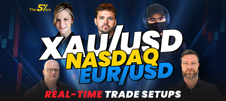 Real-Time Trade Setups – XAU/USD, NASDAQ & EUR/USD