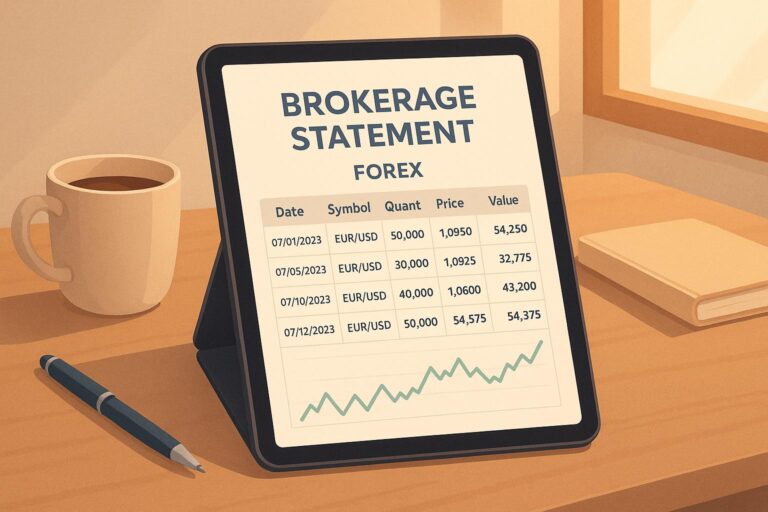 What Are Brokerage Statements in Forex? » The Trader In you