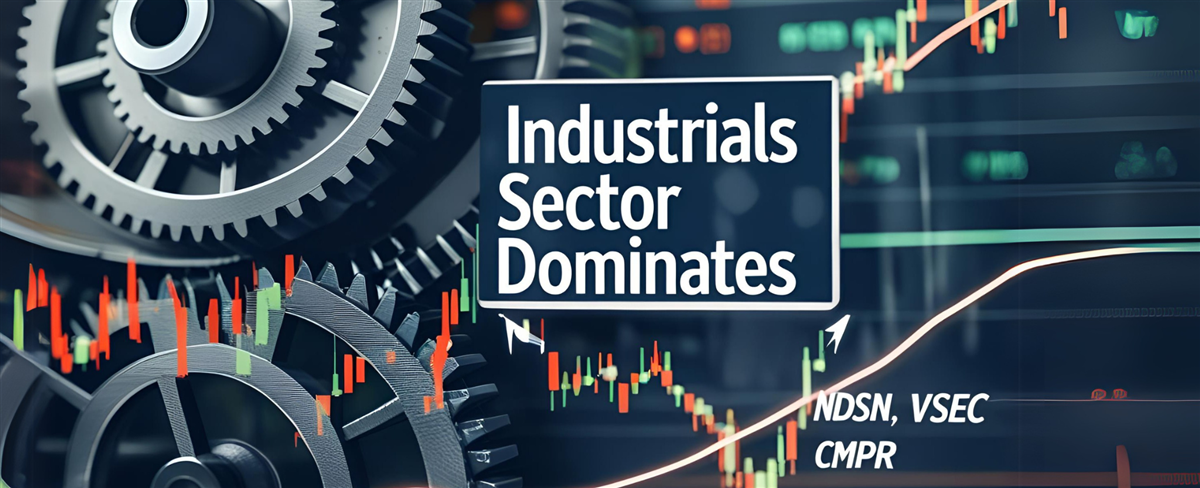 Industrials Sector Dominates - This image is an original composition by MarketBeat using licensed and editorial elements. Not for redistribution or reuse.