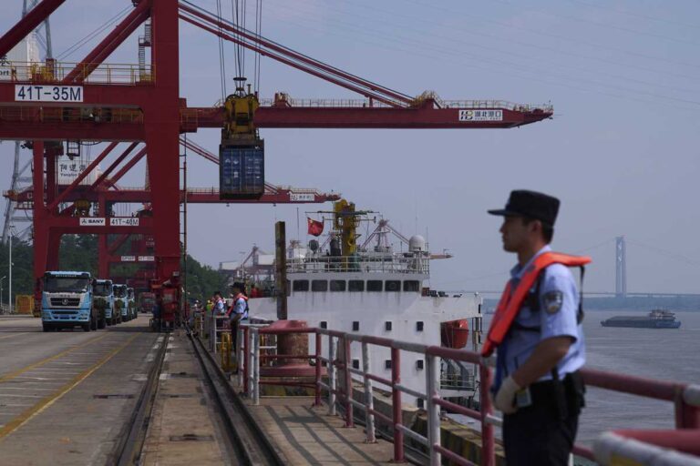 China's exports climb 4.8% in May as shipments to the US fall nearly 10%