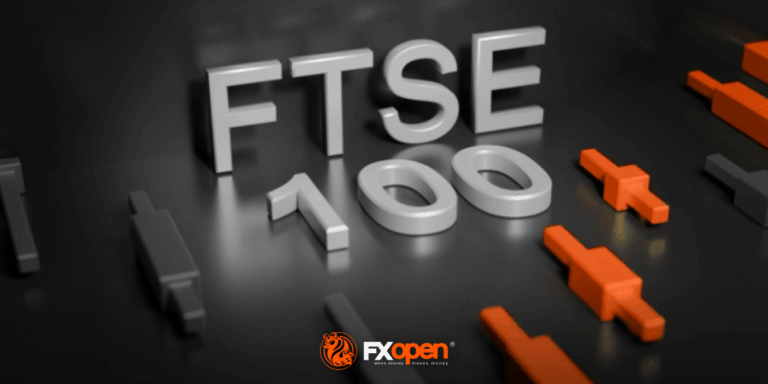 FTSE 100 Surges Towards Record High