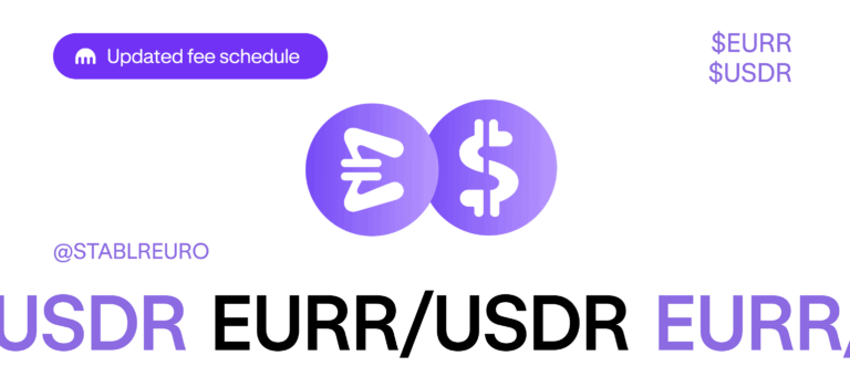 Fee discounts on EURR and USDR trading available now!
