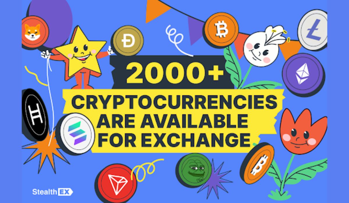 StealthEX Achieves Groundbreaking Milestone With Over 2,000 Listed Cryptos