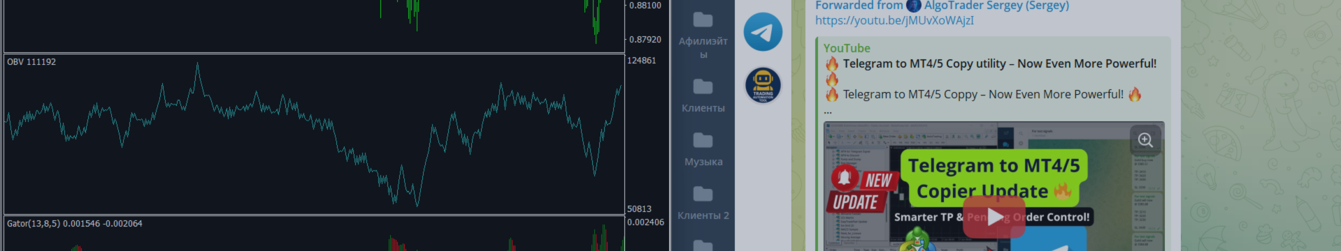 Telegram Copier – User Guide to External Settings