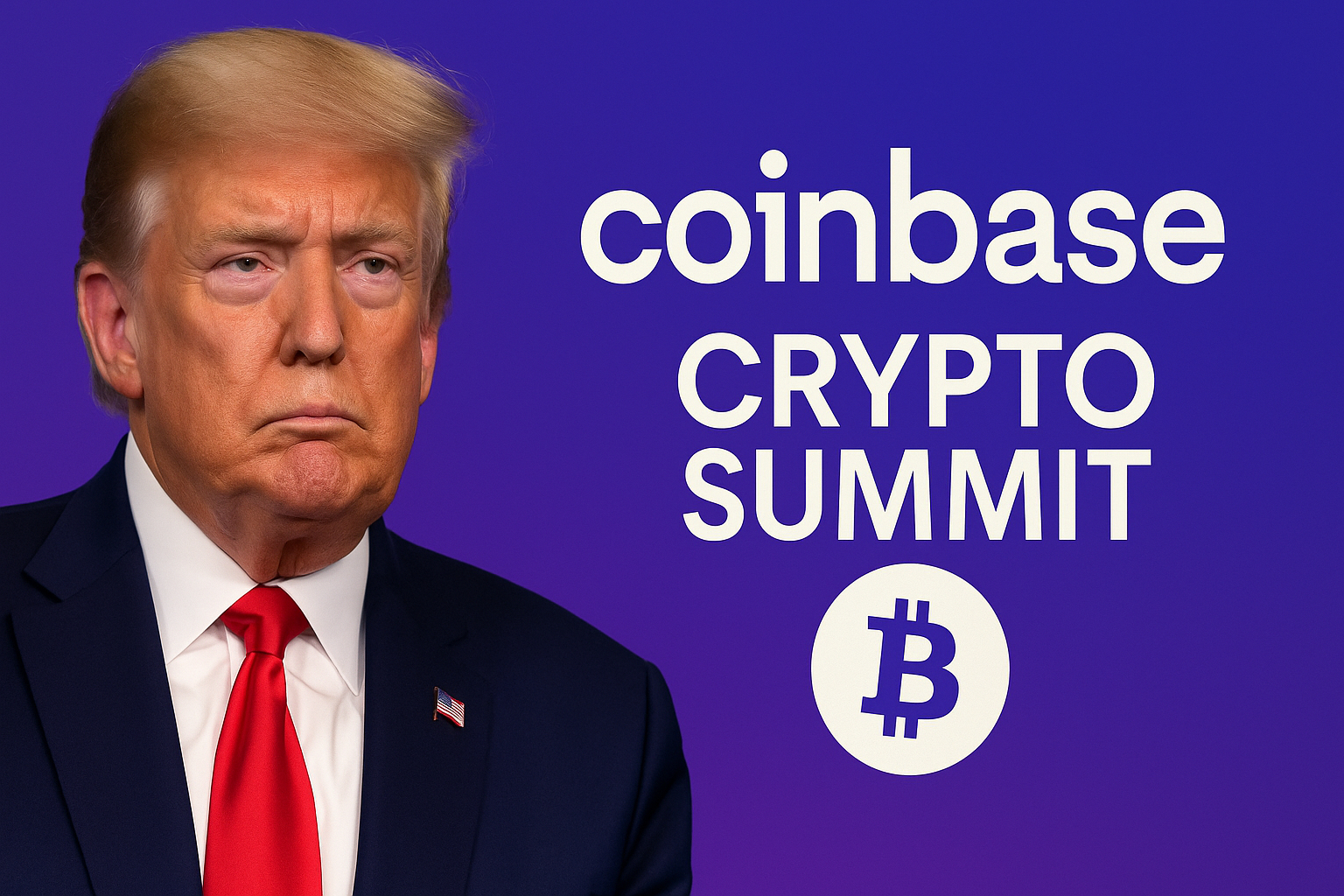 Trump Teases More Crypto Action in Prerecorded Coinbase Summit Address