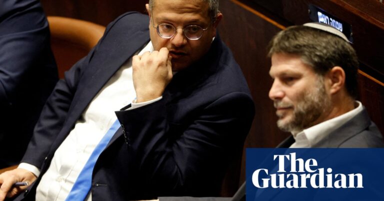 UK, Australia and Canada sanction two far-right Israeli ministers for inciting West Bank violence