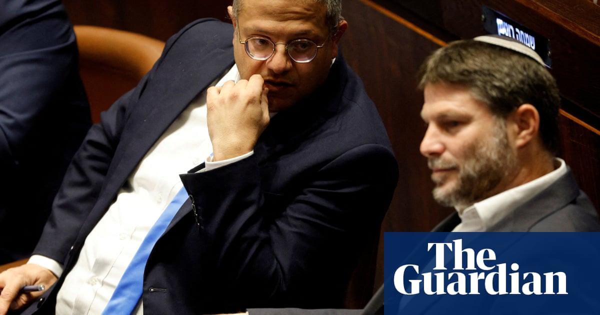 UK, Australia and Canada sanction two far-right Israeli ministers for inciting West Bank violence