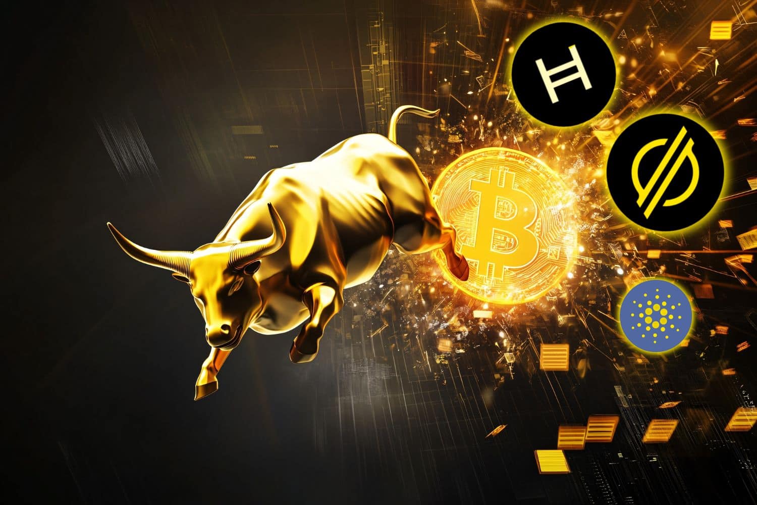 XLM, ADA & HBAR Outperform Bitcoin in July Rally