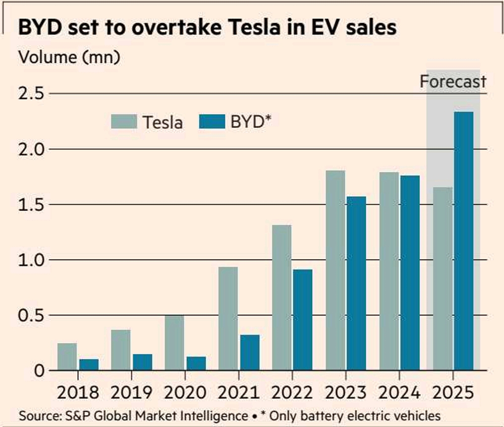 BYD Vs Tesla