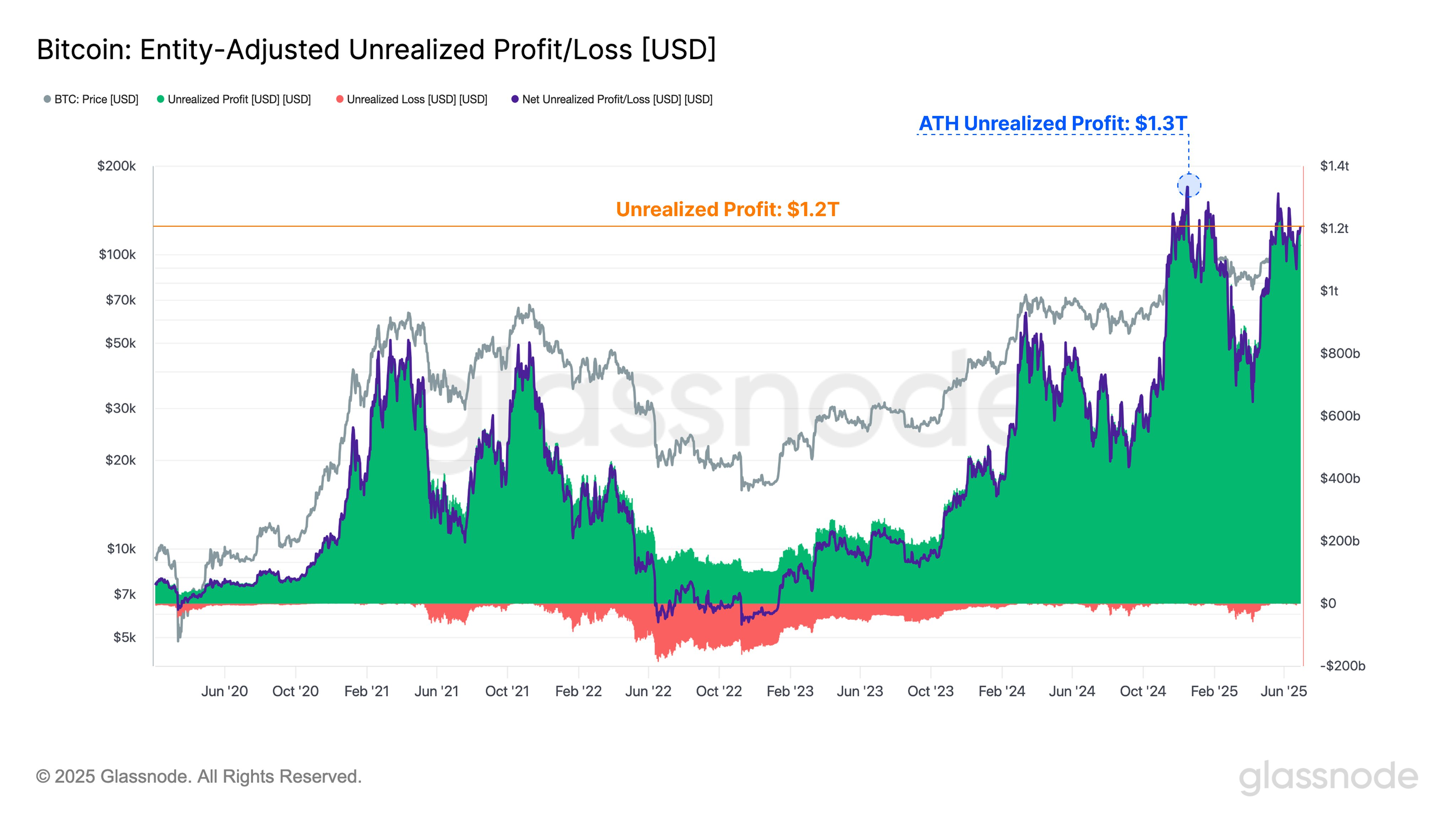 Bitcoin Unrealized Profit. 