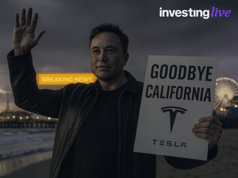 California regulator: Tesla not allowed to test or transport public in autonomous vehicle | investingLive