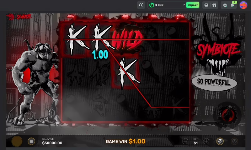 SYMBIOTE Slot by Croco Gaming bat BCGame