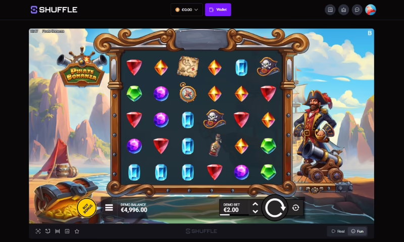 Pirate Bonanza slot by Backseat Gaming