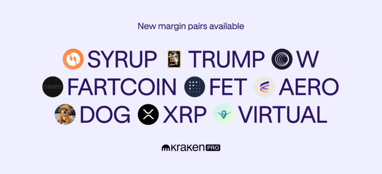 New assets and pairs available for margin trading: VIRTUAL, FET, AERO, DOG, SYRUP, TRUMP, FARTCOIN, XRP and W!