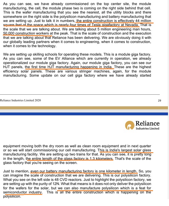 Reliance: New Energy