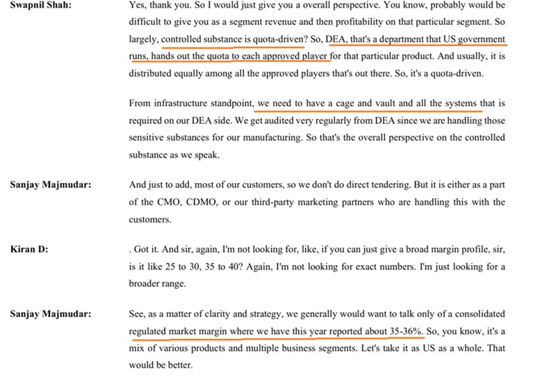 Senores: DEA Approved