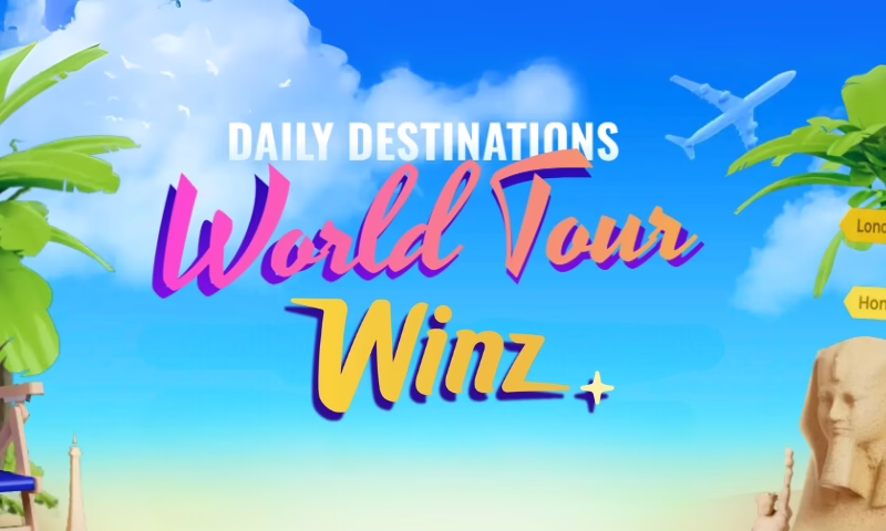 Win up to 1000 Free Spins with World Tour Voyage on Winz.io | BitcoinChaser