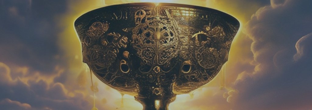 the grail is created, look...