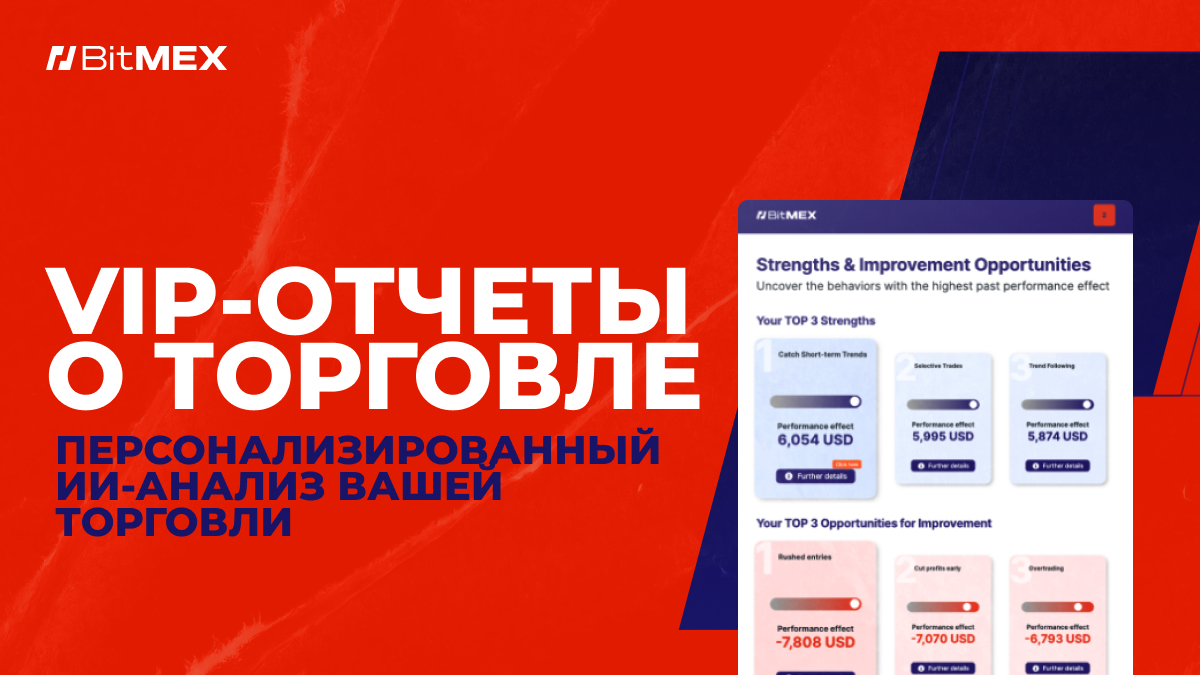 Уже на BitMEX: VIP-отчет о вашей торговле с помощью ИИ | BitMEX Blog