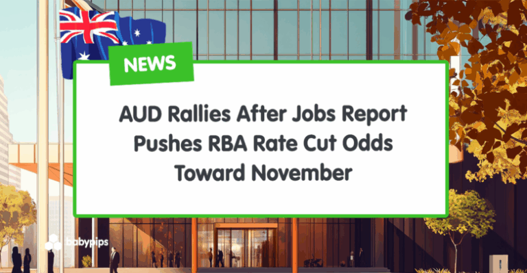 AUD Rallies After Jobs Report Pushes RBA Rate Cut Odds Toward November