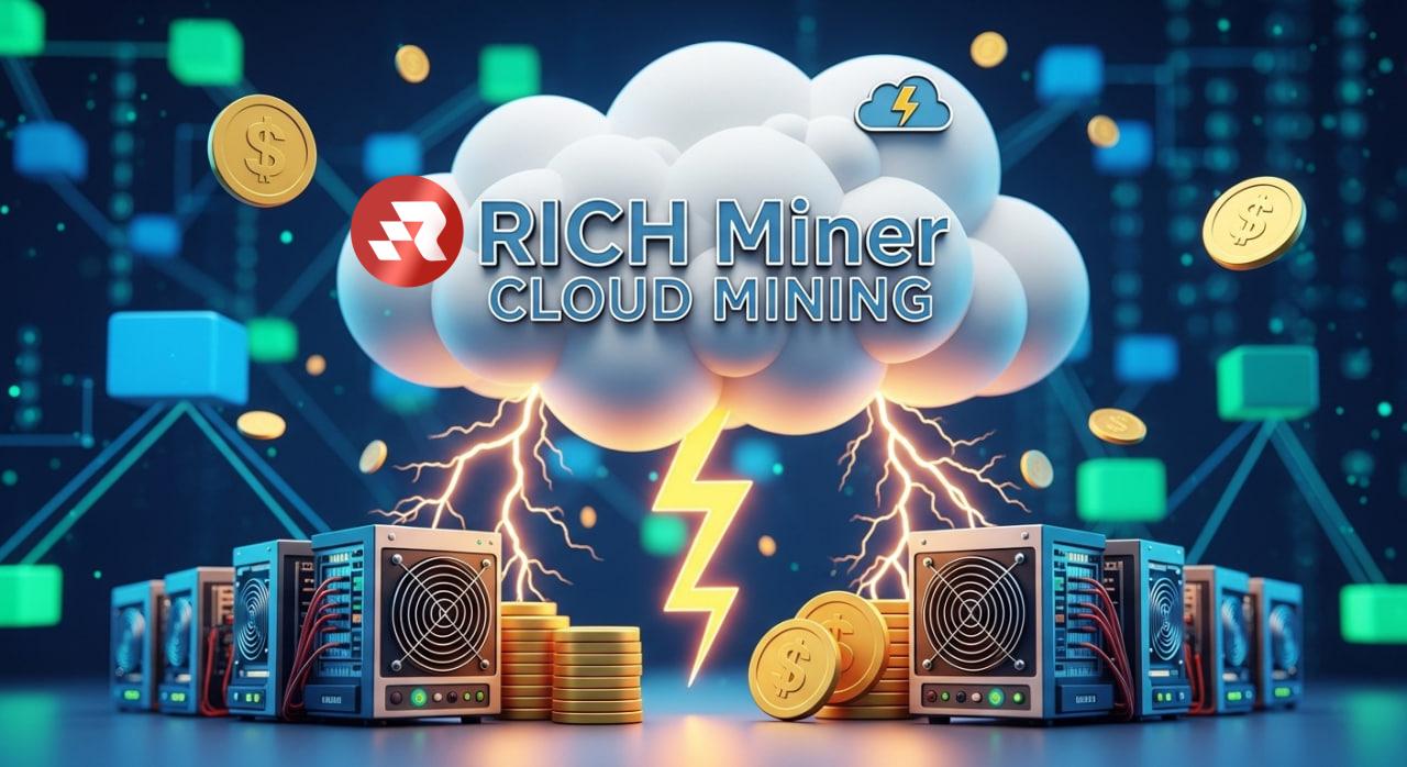 ETH daily high income cashing! ——RICH Miner cloud mining launches an application based on Ethereum to convert into daily income