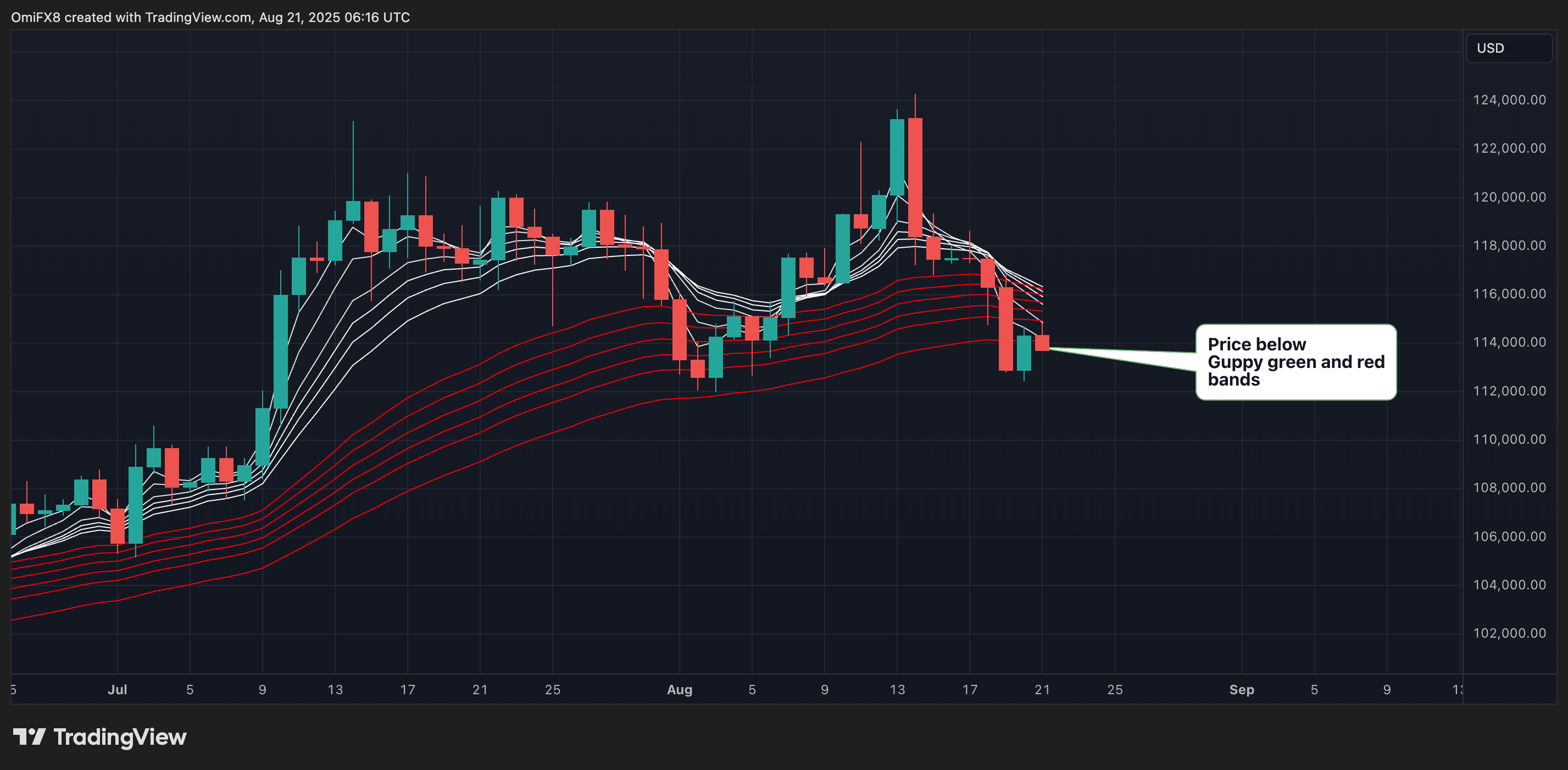 BTC's daily chart. (TradingView)