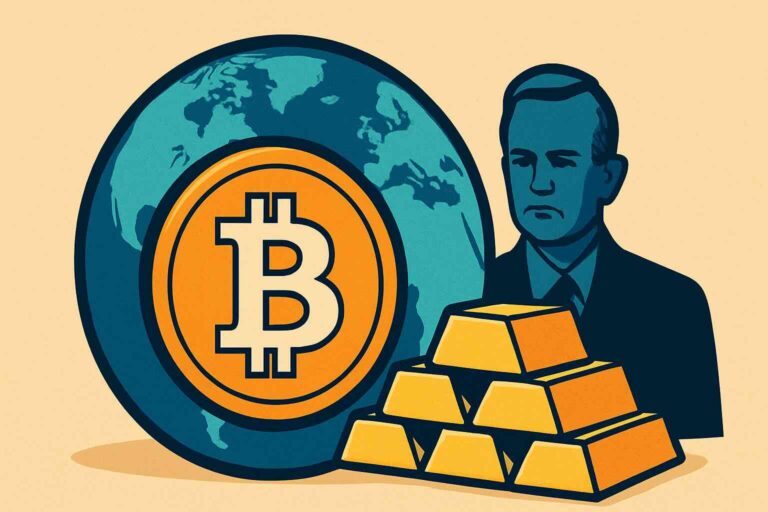 Bitcoin’s Slice of Global Money Hits 1.7% — Just as Powell Blinks on Rates