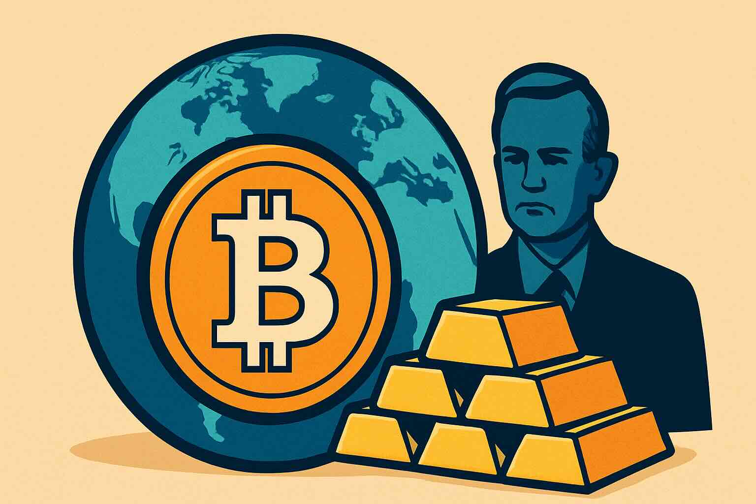 Bitcoin’s Slice of Global Money Hits 1.7% — Just as Powell Blinks on Rates