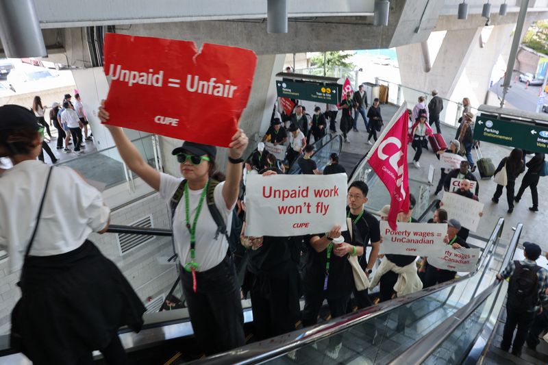 Air Canada grounded as striking union defies order to get back to work