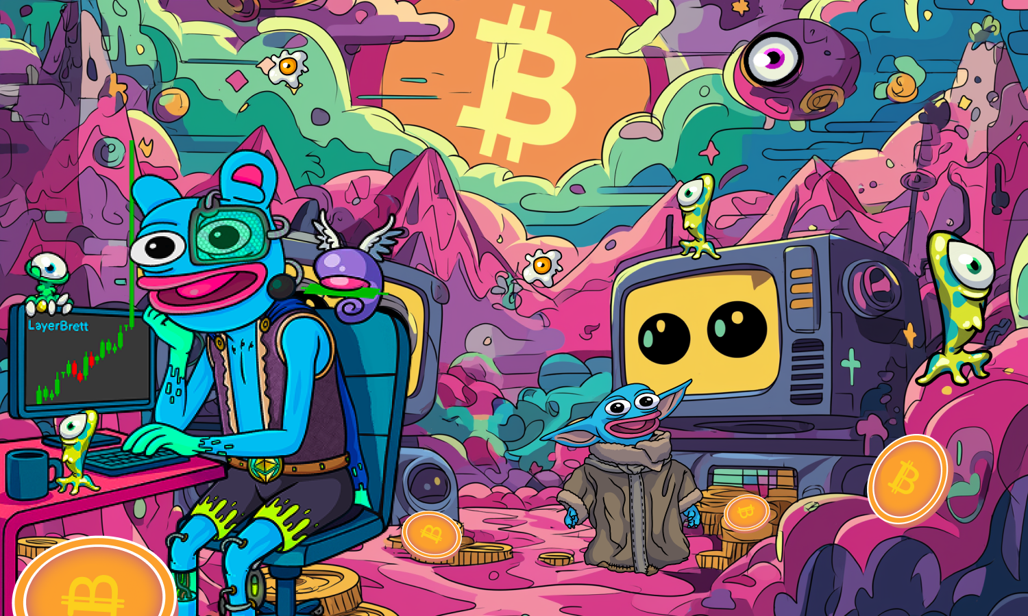 Bitcoin And Ethereum Will Remain Crypto Leaders, But The King of 2025 Is Presale Sensation Layer Brett