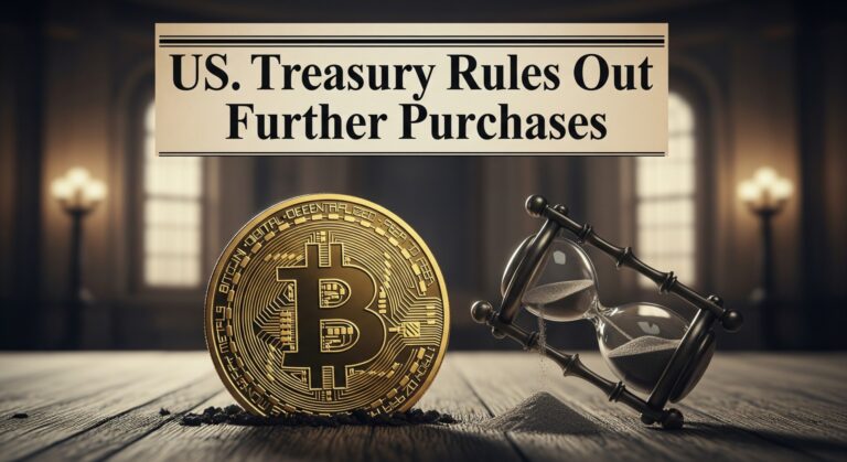 Bitcoin Slips Below $120K After US Treasury Rules Out Further Purchases