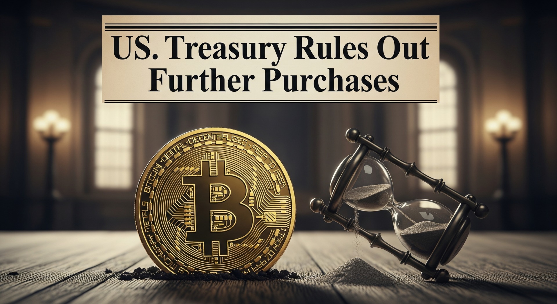 Bitcoin Slips Below $120K After US Treasury Rules Out Further Purchases