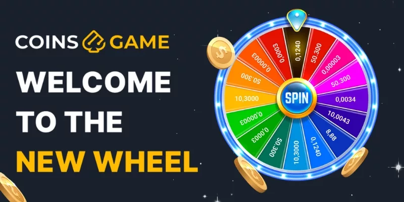 Coins.Game Welcome To The New Wheel