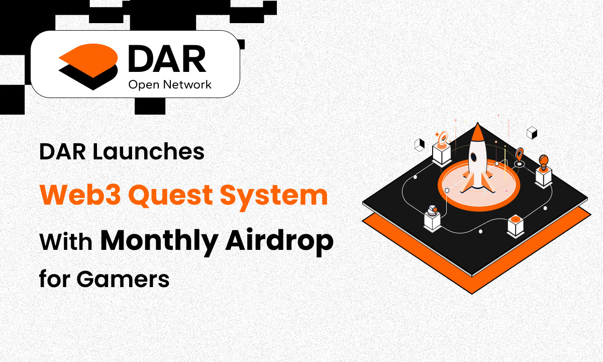 DAR Announces Web3 Quest System With Monthly Gamer Airdrops