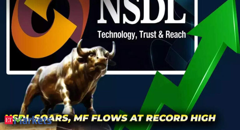 Sensex rebounds, NSDL rallies, MF inflows smash records | Two Sharp with ET