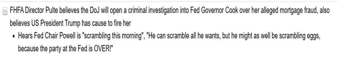 Trump’s Pressure on the Fed – Forex Trading Forum