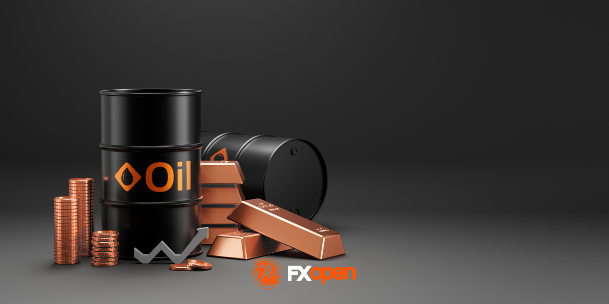 XBR/USD Chart Analysis: Oil Price Declines Towards Key Support