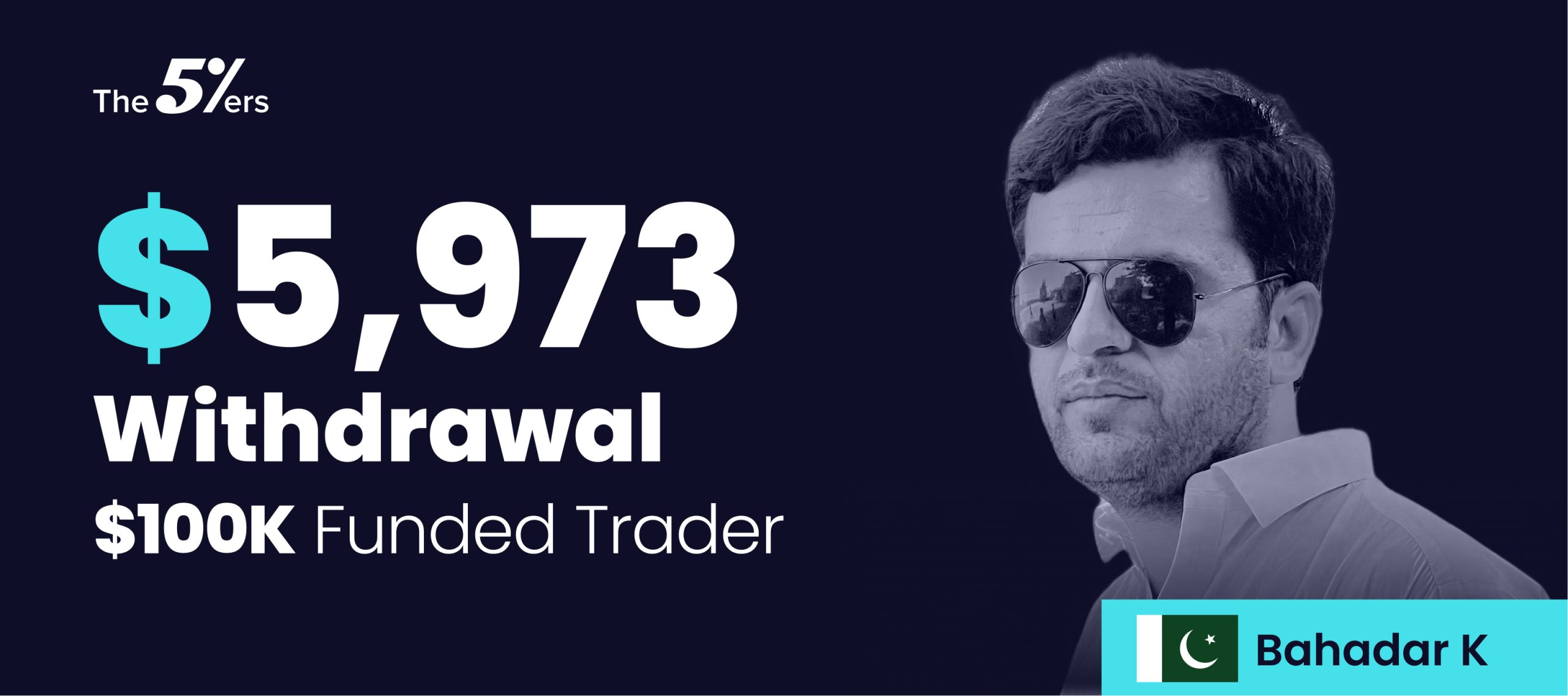 $100K Funded Trader Got Paid 5 Times and Withdrew $5,973