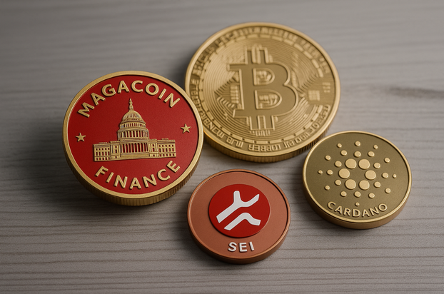 MAGACOIN FINANCE Outpaces Cardano and Bitcoin in Presale Demand With SEI Trending Next