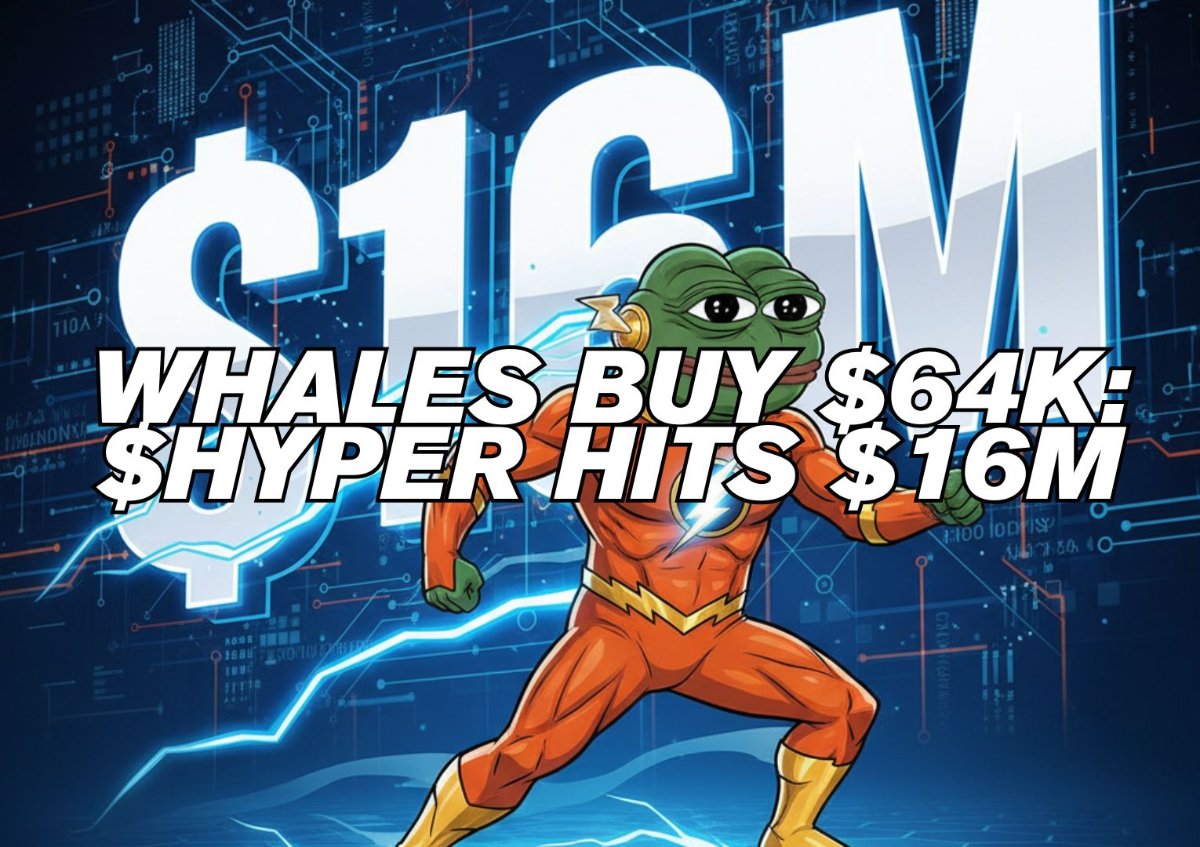 Bitcoin Hyper Presale Hits $16M As Whales Buy $64K, Is This the Next Crypto to Explode?